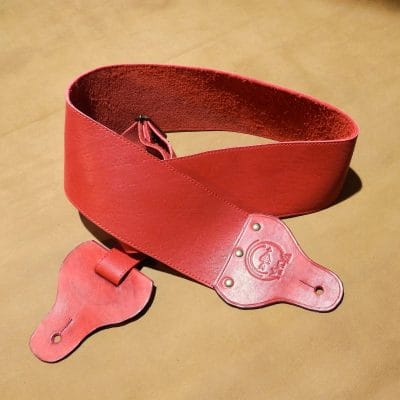 Sangle Guitare single rouge